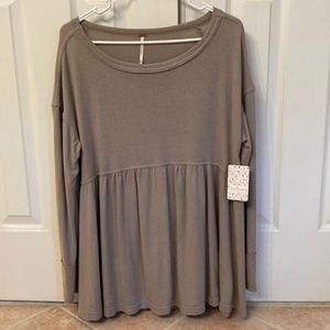 Free people tan tunic